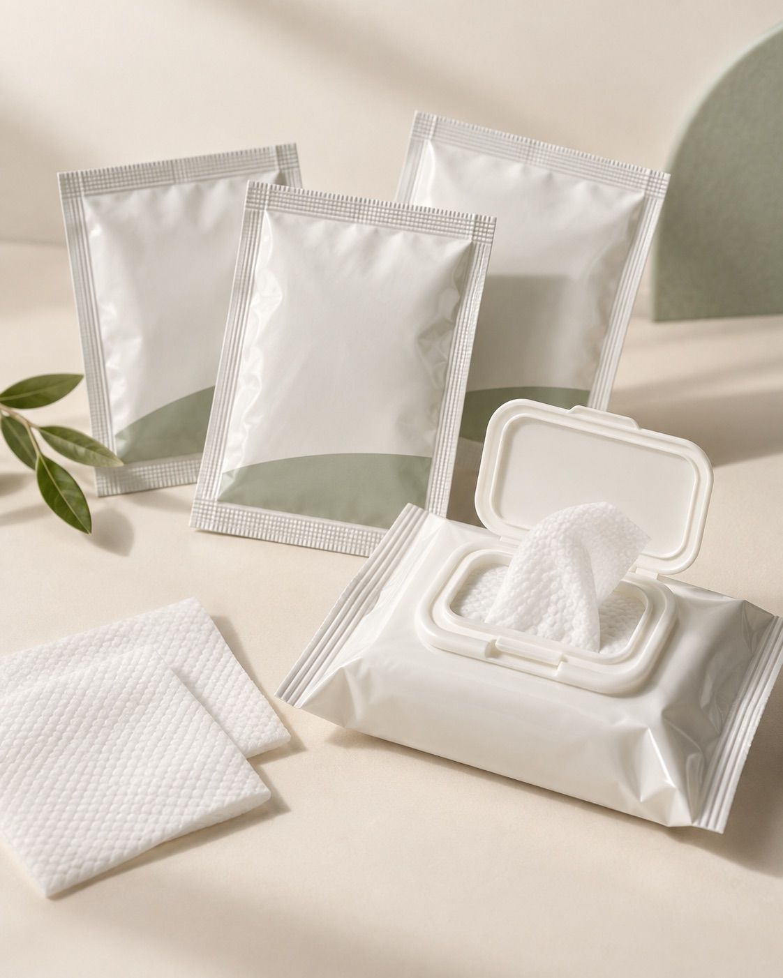 Private label pet grooming wipes packs